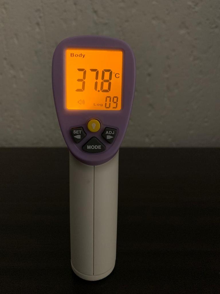 Body thermometer warning