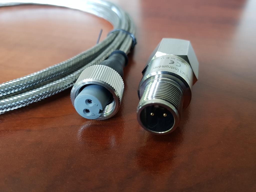 Vibration sensor with 2 pins and 2 pin connector cmp