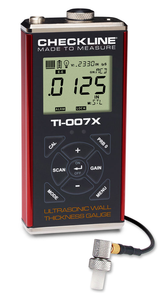 ti 007x precision ultrasonic wall thickness gauge